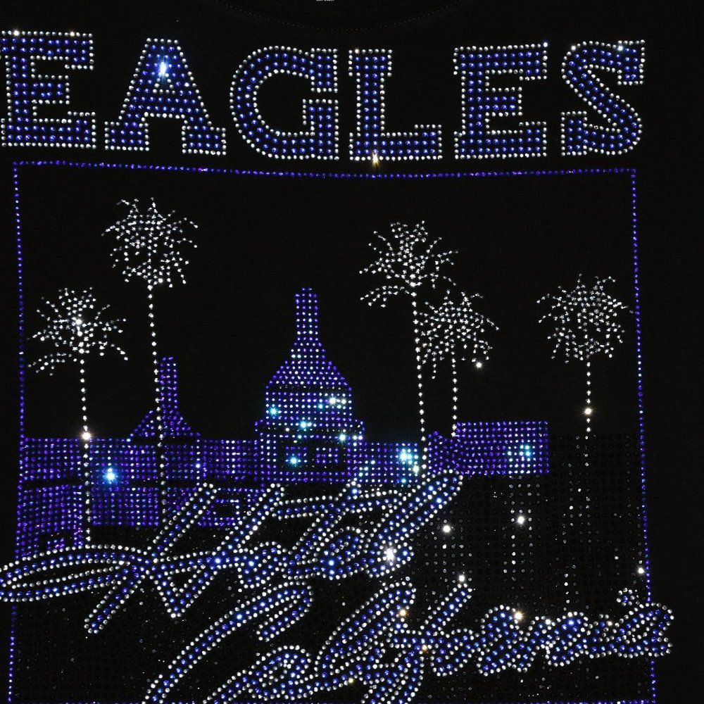 Eagles rhinestone short sleeve shirt XS S M L XL XXL 1X2X3X4X5X - Picture 3 of 9